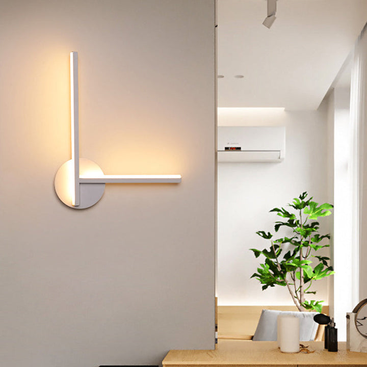 Lisslune | Acrylic Cross Wall Lighting Ideas Minimalism Black/White LED Wall Lamp in Warm/White Light for Nightstand