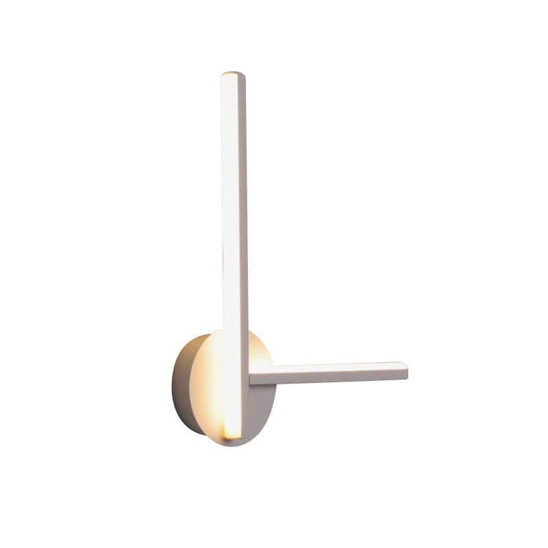 Lisslune | Acrylic Cross Wall Lighting Ideas Minimalism Black/White LED Wall Lamp in Warm/White Light for Nightstand