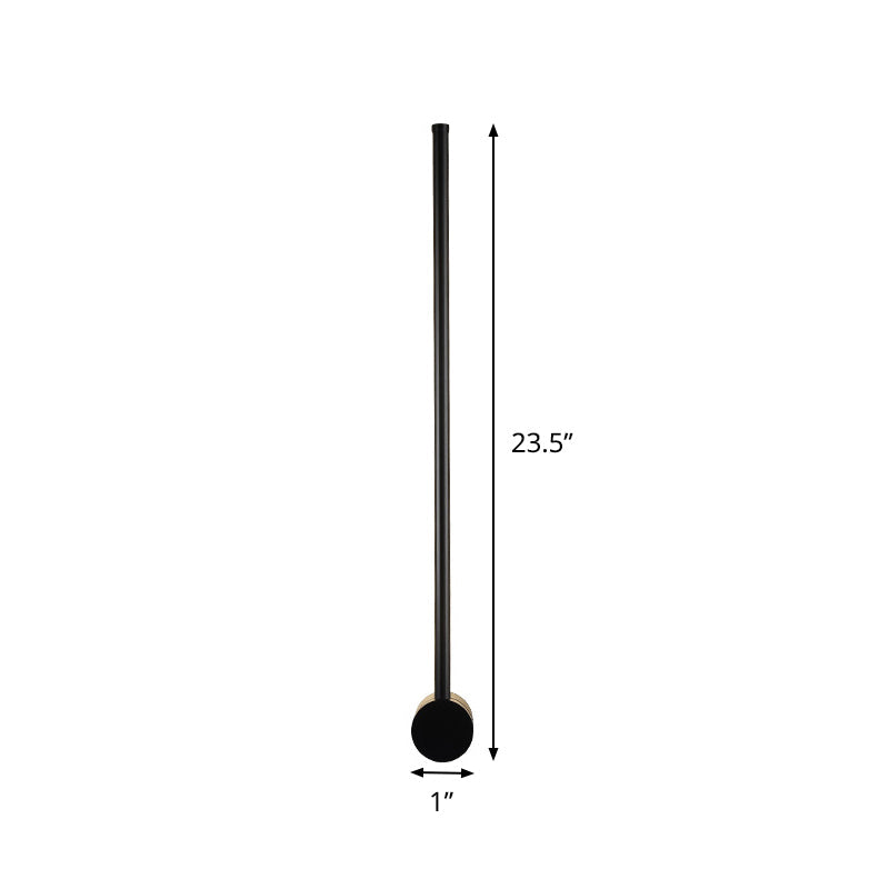 Lisslune | Needle Sword Iron Wall Lamp Fixture Simplicity Black 23.5/31.5 Inch High LED Sconce Ideas for Lounge