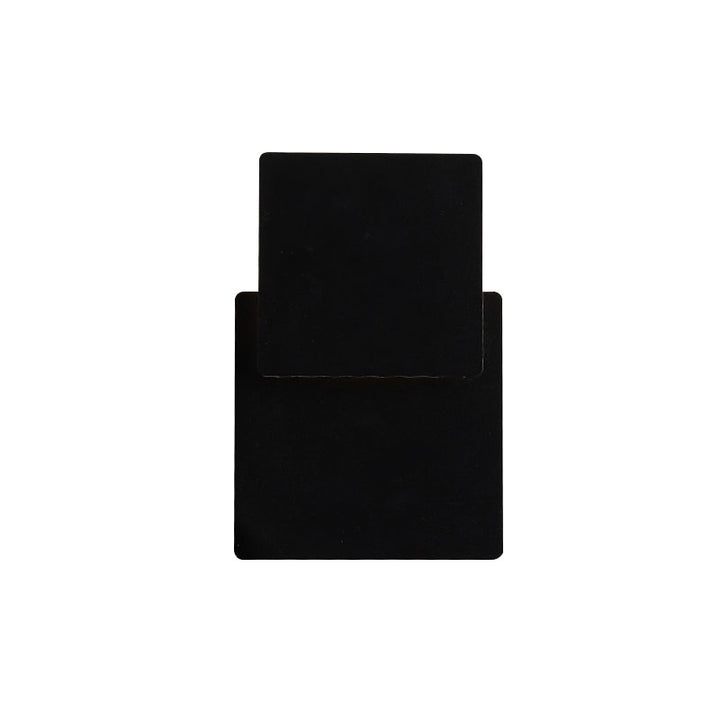 Lisslune | Iron Movable Shadow Square Wall Lamp Minimalism Novelty Black/White LED Wall Light in Warm/White Light