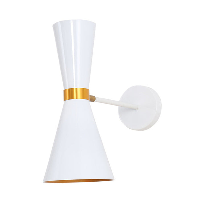 Lisslune | Black/White Cocktail Shaker Wall Light Modern 1 Light Metal Wall Mounted Lighting with Rotatable Joint