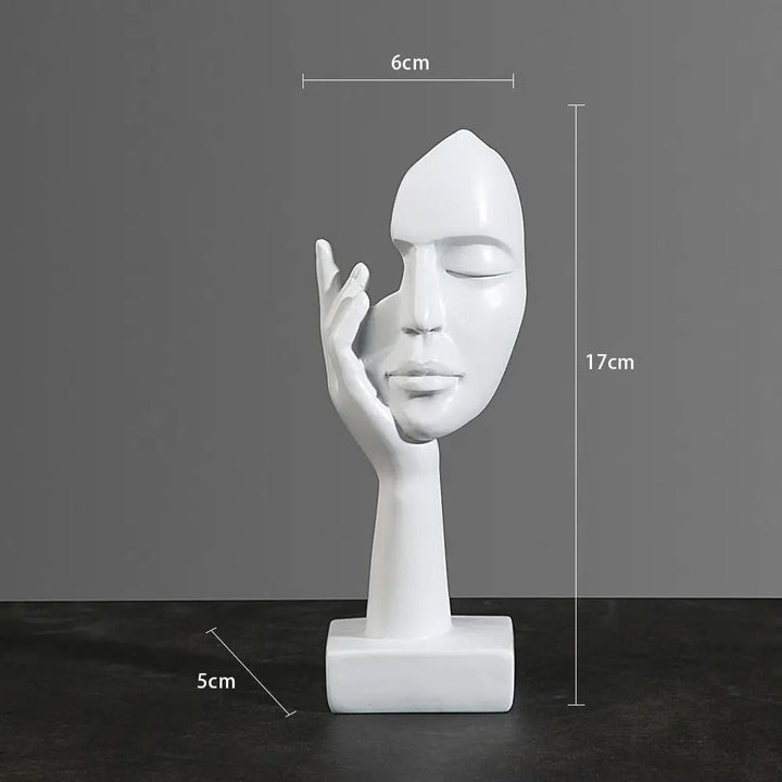 Lisslune | NordicMuse Abstract Face Sculpture