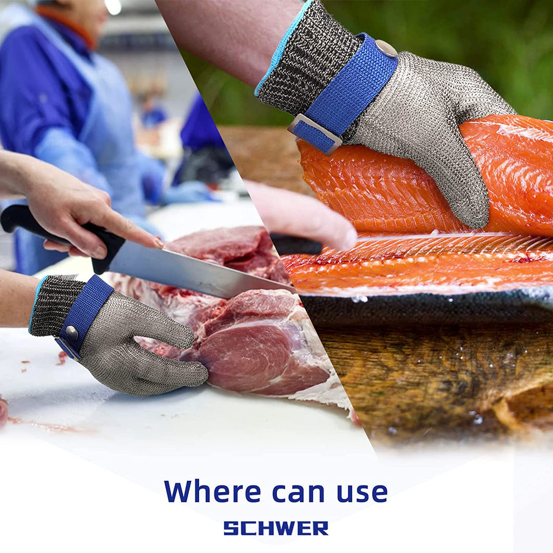 Lisslune | Food grade stainless steel mesh metal glove