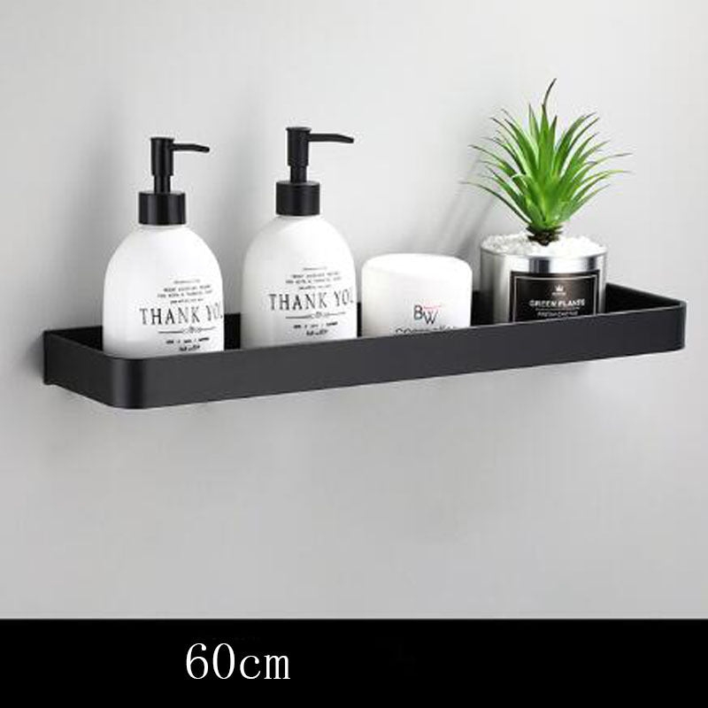 Lisslune | AluSpace - Black Space Aluminum Wall Shelf