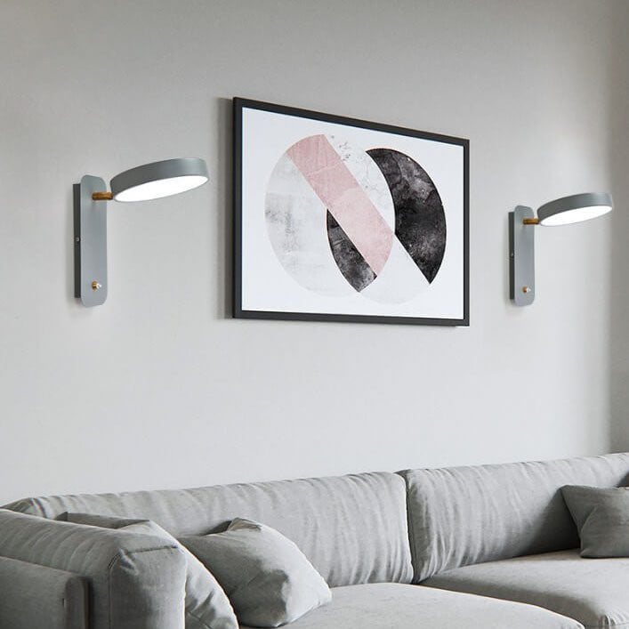 Lisslune | IllumiTurn – Nordic LED Rotatable Wall Light | Macaron Design | Adjustable Lighting