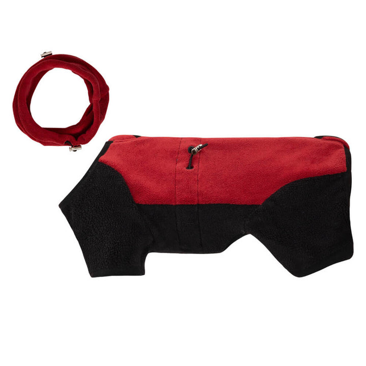 Lisslune | Full Protection Polar Fleece Dog Overall with Removable Collar