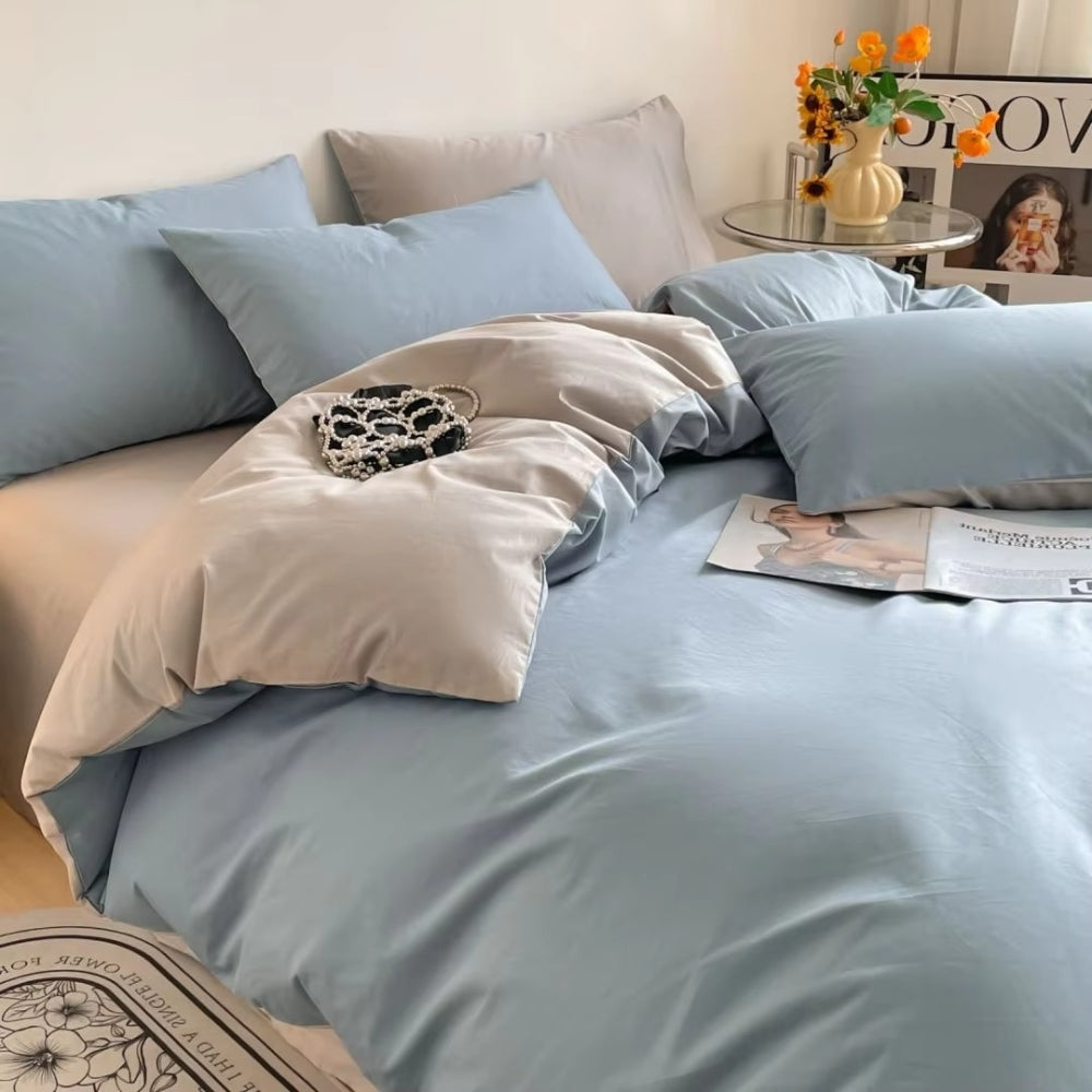 Lisslune | Lustova Cotton Duvet Cover | 3pcs Set