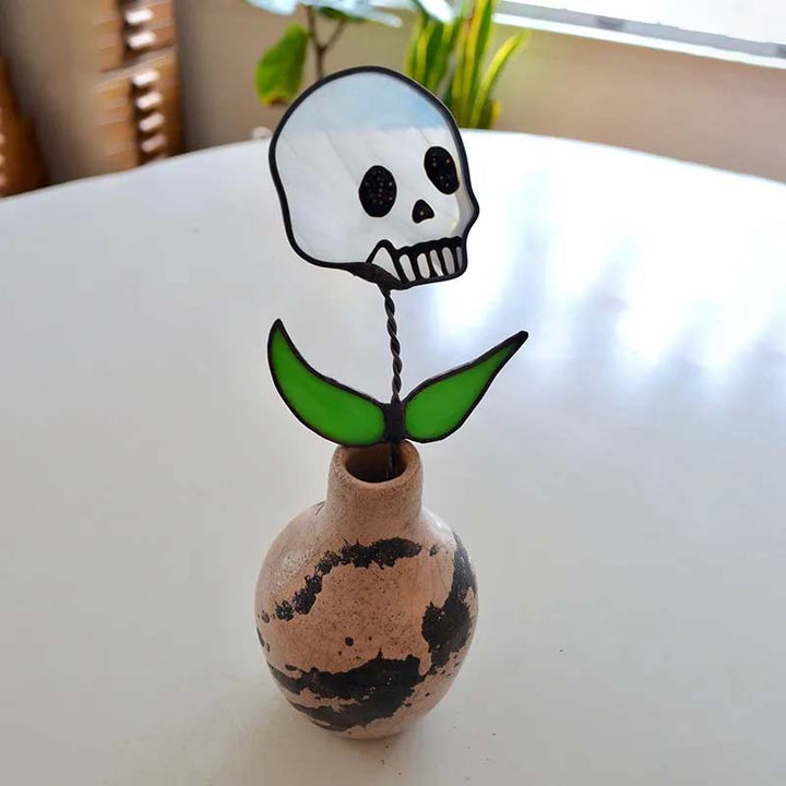 Lisslune | Early Halloween💀Skull Stained Glass Plant