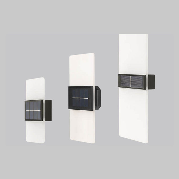 Lisslune | LumaZen Solar LED Wall Lamp | Weatherproof | Solar Powered Outdoor Lighting | Garden & Patio Decor