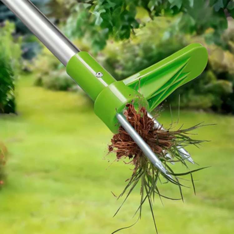 Lisslune | RootRipper Garden Weed Puller Tool - Heavy-Duty Handheld Weeder for Efficient Weed Removal in Lawns & Gardens