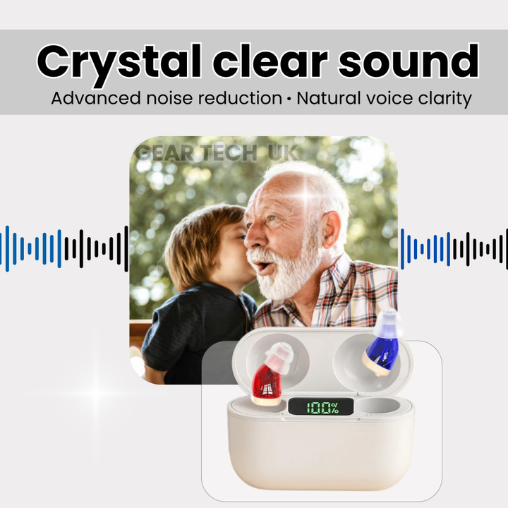 Lisslune | Invisible Rechargeable Hearing Aids UK – Discreet In Ear Hearing Aids for Clear Sound & Comfort | Small Hidden Hearing Aid