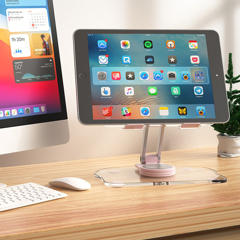 Lisslune | Folding transparent acrylic tablet stand