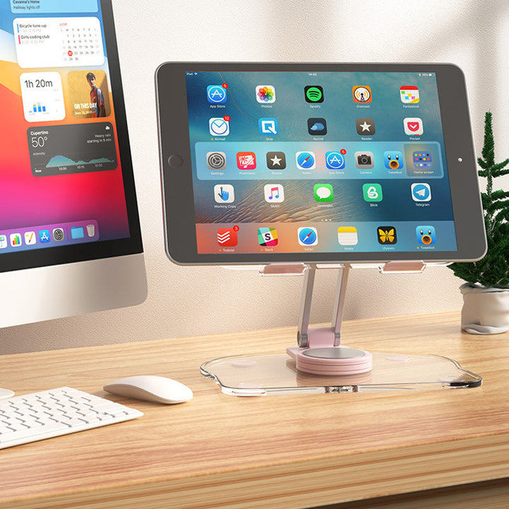 Lisslune | Folding transparent acrylic tablet stand