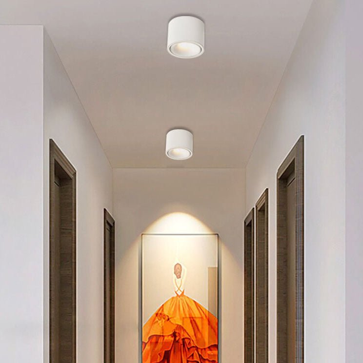 Lisslune | Origo Minimalistic LED Ceiling Light - Adjustable Round Recessed Lamp