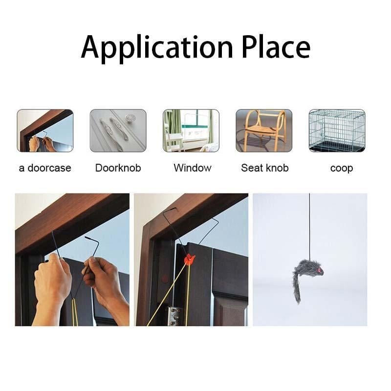 Lisslune | Hanging Door Bouncing Mouse Cat Toy
