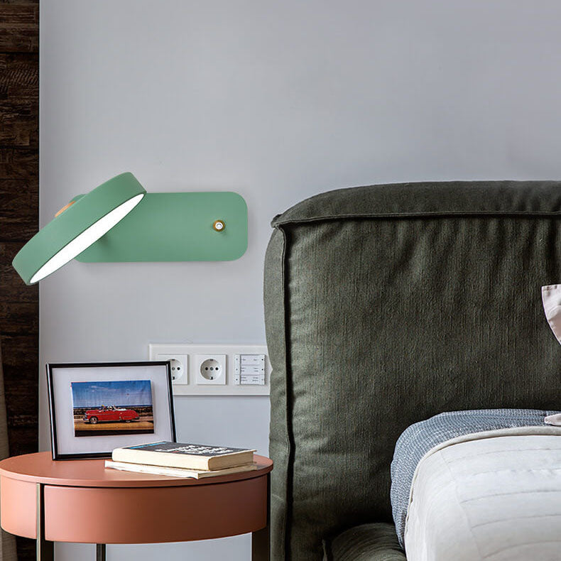 Lisslune | IllumiTurn – Nordic LED Rotatable Wall Light | Macaron Design | Adjustable Lighting