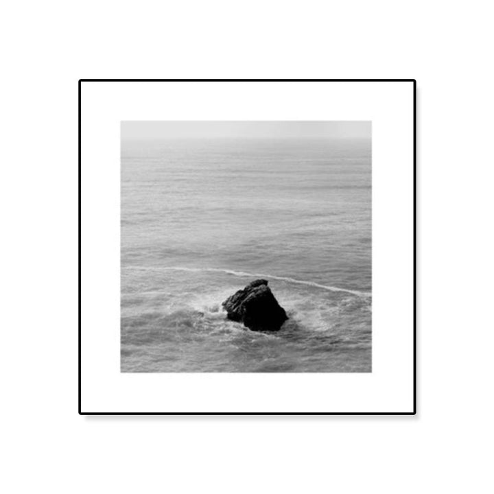 Lisslune | Dark Photography Seascape Art Print Textured Contemporary Living Room Furniture Wall Decor