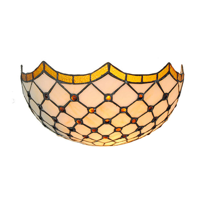 Lisslune | Traditional Wall Mount Light with Decorative Ornament 1 Light Bedroom Wall Lighting