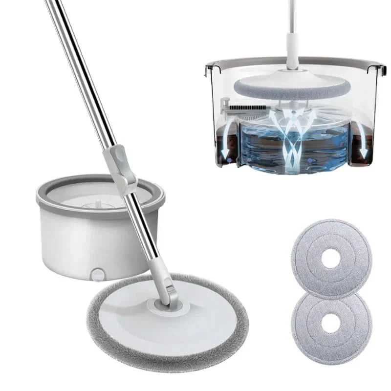 Lisslune | Self-Cleaning Spin Mop with Dual-Chamber Bucket