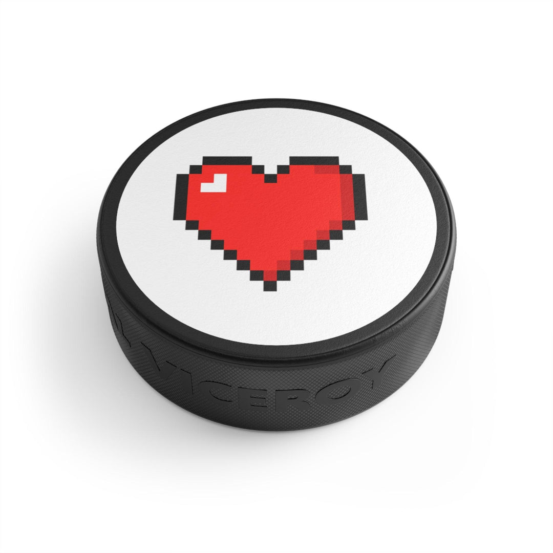 Lisslune | Tailored Elegance Black Hockey Puck: Personalized Luxury on Ice