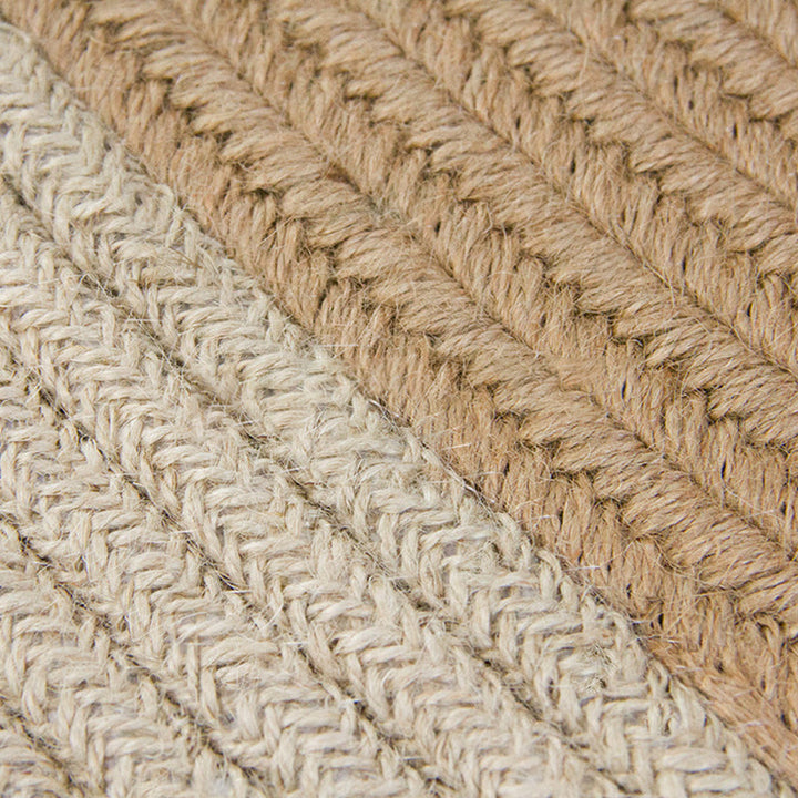 Lisslune | Rustic Solid Color Rug Brown Sisal Carpet Non-Slip Back Washable Pet-Friendly Area Rug for Home