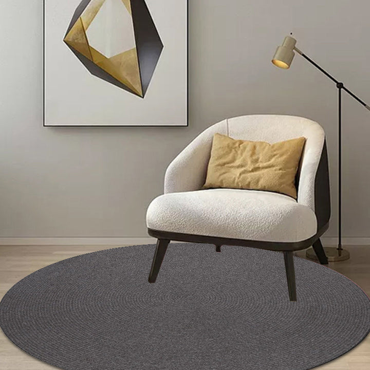 Lisslune | Simple rustic carpet wool plain carpet machine washable pet-friendly non-slip carpet for the bedroom