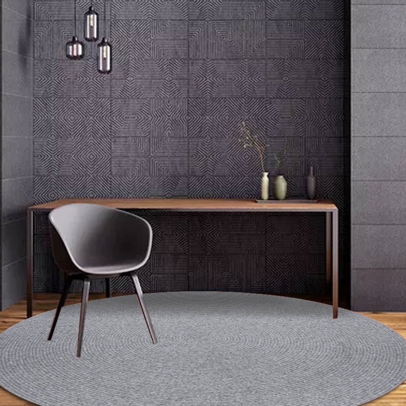 Lisslune | Simple rustic carpet wool plain carpet machine washable pet-friendly non-slip carpet for the bedroom