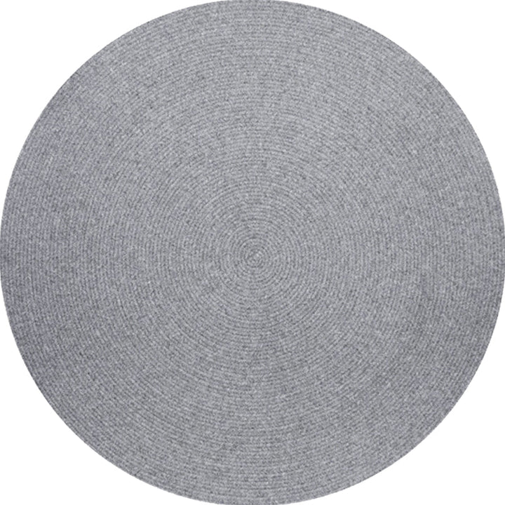 Lisslune | Simple rustic carpet wool plain carpet machine washable pet-friendly non-slip carpet for the bedroom