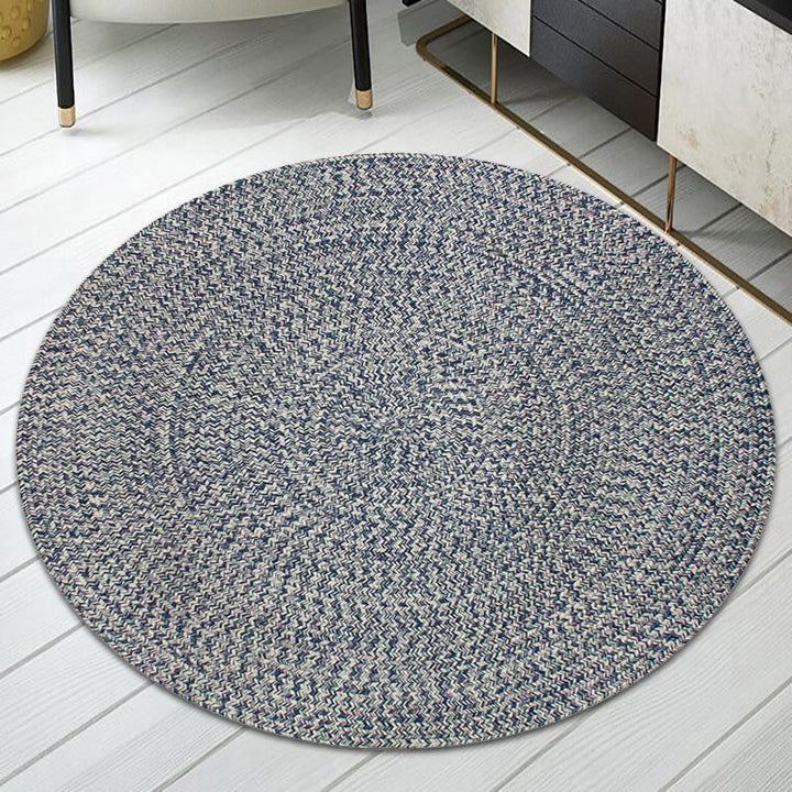 Lisslune | Rustic Solid Area Rug Polypropylene Rug Non-Slip Back Washable Pet-Friendly Carpet for Home