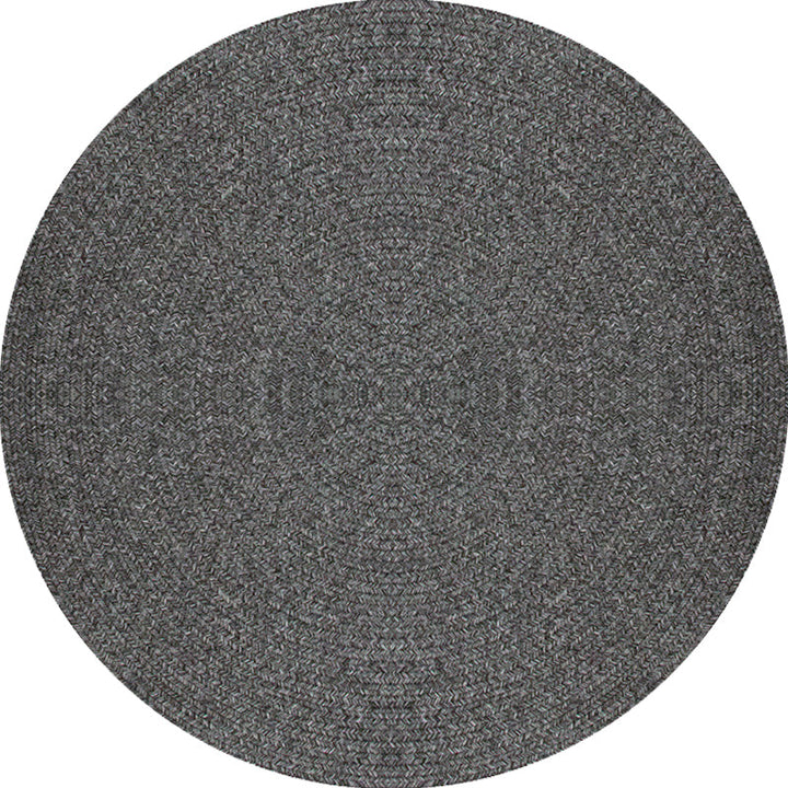 Lisslune | Rustic Solid Area Rug Polypropylene Rug Non-Slip Back Washable Pet-Friendly Carpet for Home