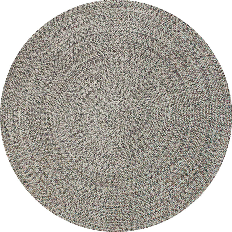 Lisslune | Rustic Solid Area Rug Polypropylene Rug Non-Slip Back Washable Pet-Friendly Carpet for Home
