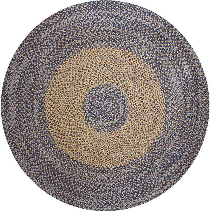 Lisslune | Stylish Country Rug Gray Circle Pattern Rug Pet Friendly Non-Slip Washable Rug for Decoration
