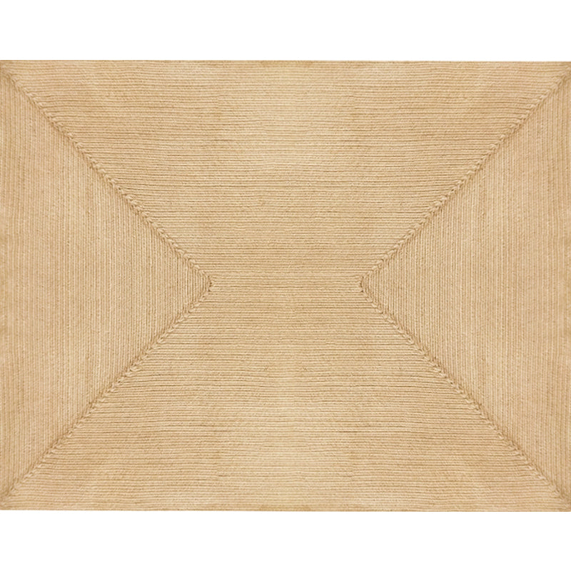 Lisslune | Brown simple rug jute rural rug washable non-slip pet-friendly rug for the living room