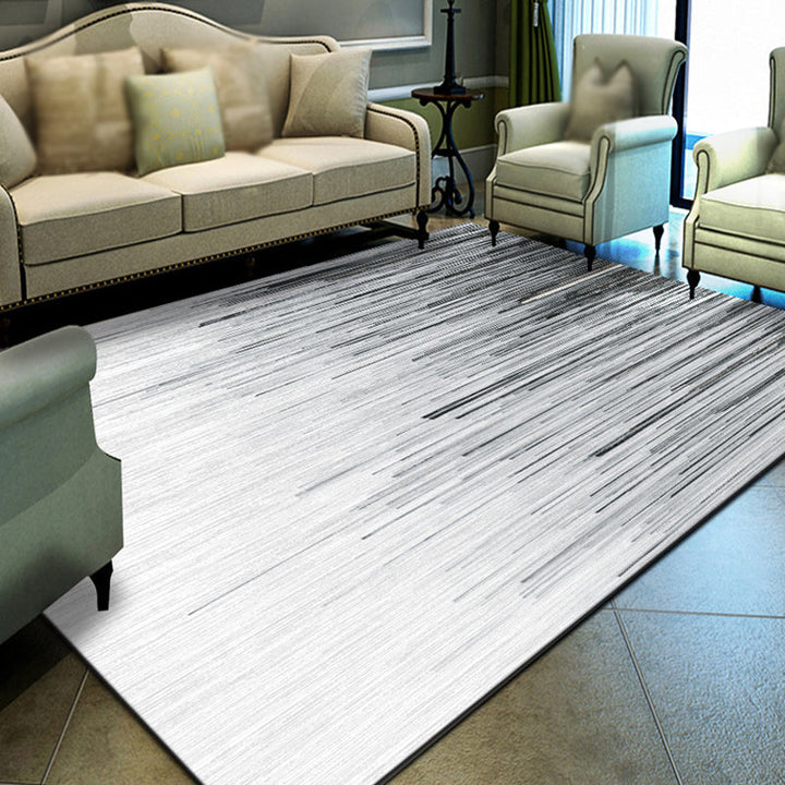 Lisslune | Multicolor Abstract Carpet Polyester Industrial Carpet Pet Friendly Washable Non-Slip Carpet for Bedroom