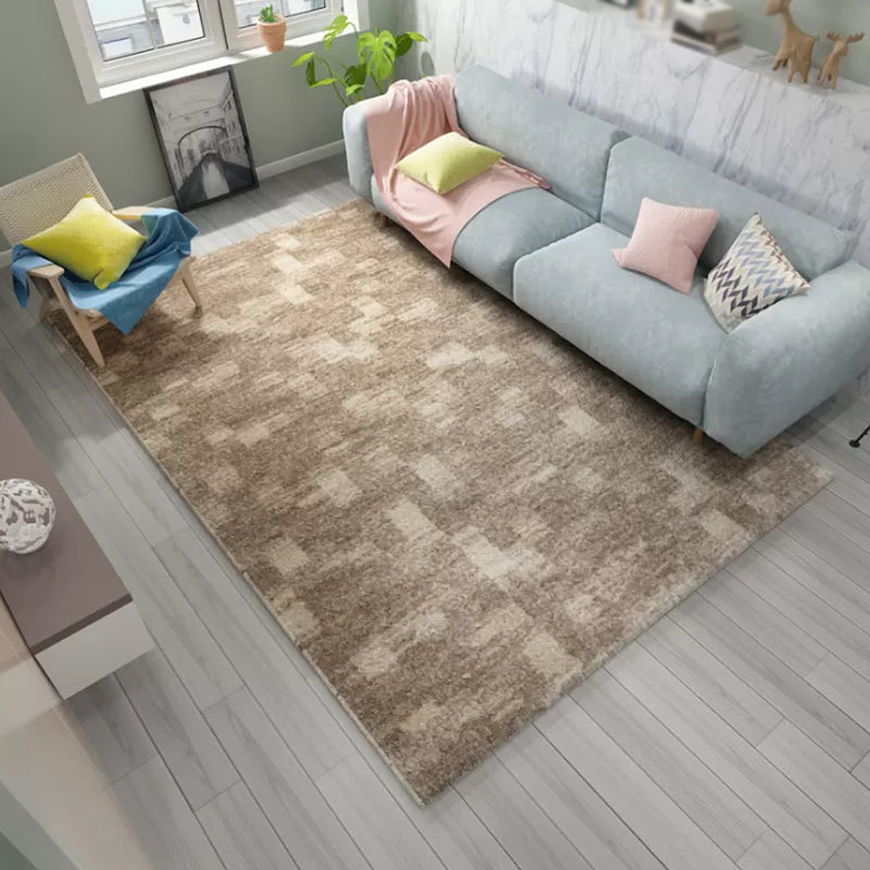 Lisslune | Multicolor Abstract Carpet Polyester Industrial Carpet Pet Friendly Washable Non-Slip Carpet for Bedroom