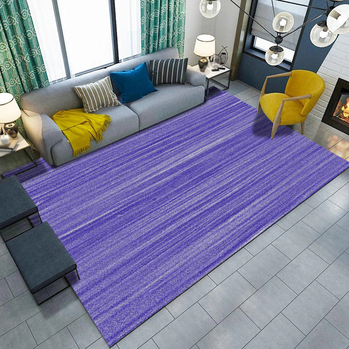 Lisslune | Creative Abstract Rug Multicolor Industrial Rug Polyester Pet Friendly Washable Non-Slip Carpet for Living Room