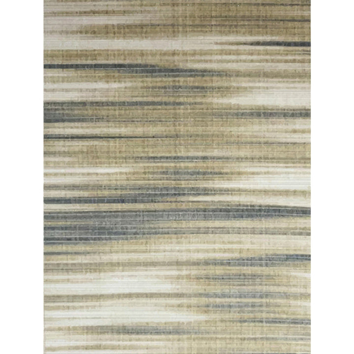 Lisslune | Multicolor Abstract Carpet Polyester Industrial Carpet Pet Friendly Washable Non-Slip Rug for Living Room