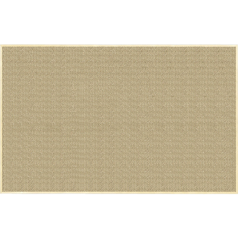 Lisslune | Brown Living Room Rug Rustic Solid Color Rug Sisal Washable Non-Slip Back Pet-Friendly Rug