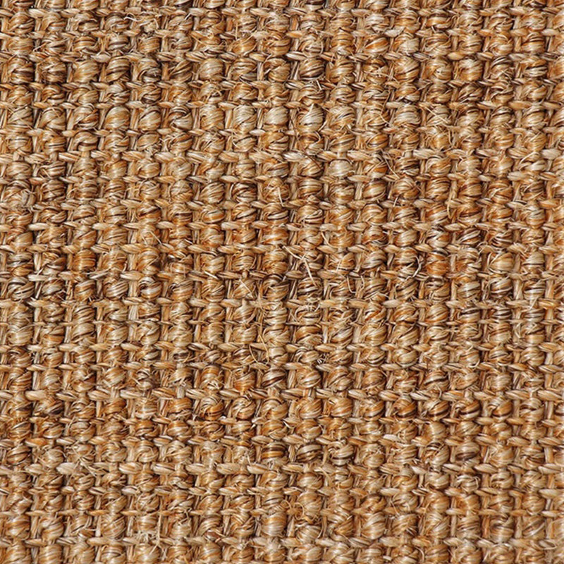 Lisslune | Brown Solid Color Rug Sisal Country Rug Pet Friendly Washable Non-Slip Rug for Bedroom