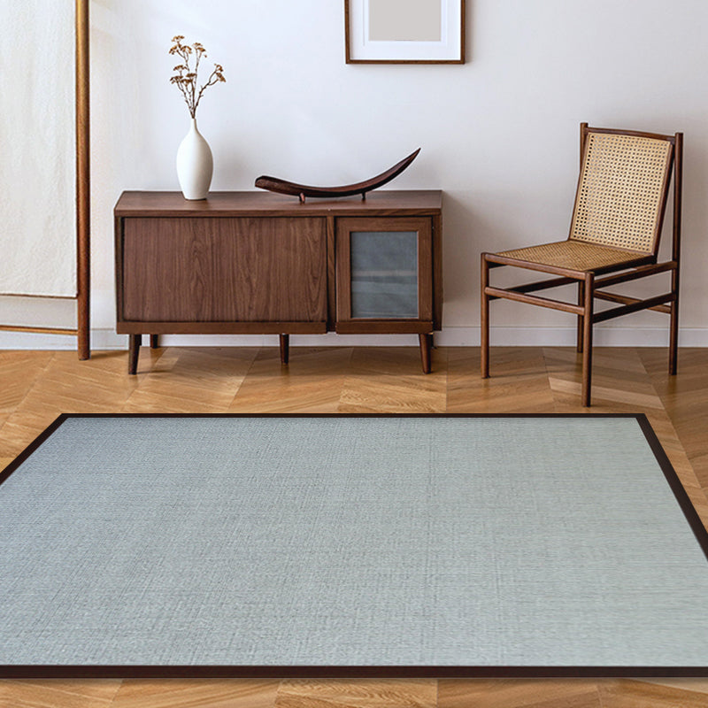 Lisslune | Gray Living Room Rug Rustic Solid Rug Sisal Washable Non-Slip Backing Pet-Friendly Rug