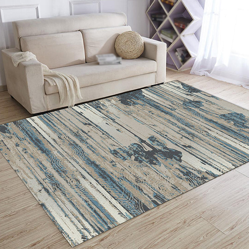 Lisslune | Multicolor Abstract Carpet Polyester Industrial Carpet Pet Friendly Washable Non-Slip Rug for Living Room