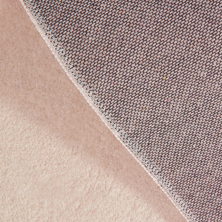 Lisslune | Pink Parlour Area Rug Modernist Colorblock Indoor Rug Polyester Washable Pet-Friendly Rug