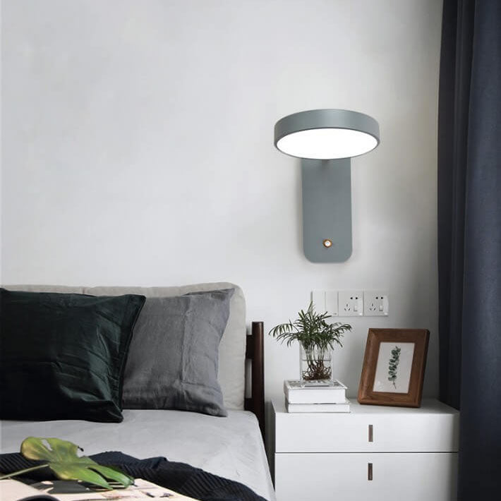 Lisslune | IllumiTurn – Nordic LED Rotatable Wall Light | Macaron Design | Adjustable Lighting