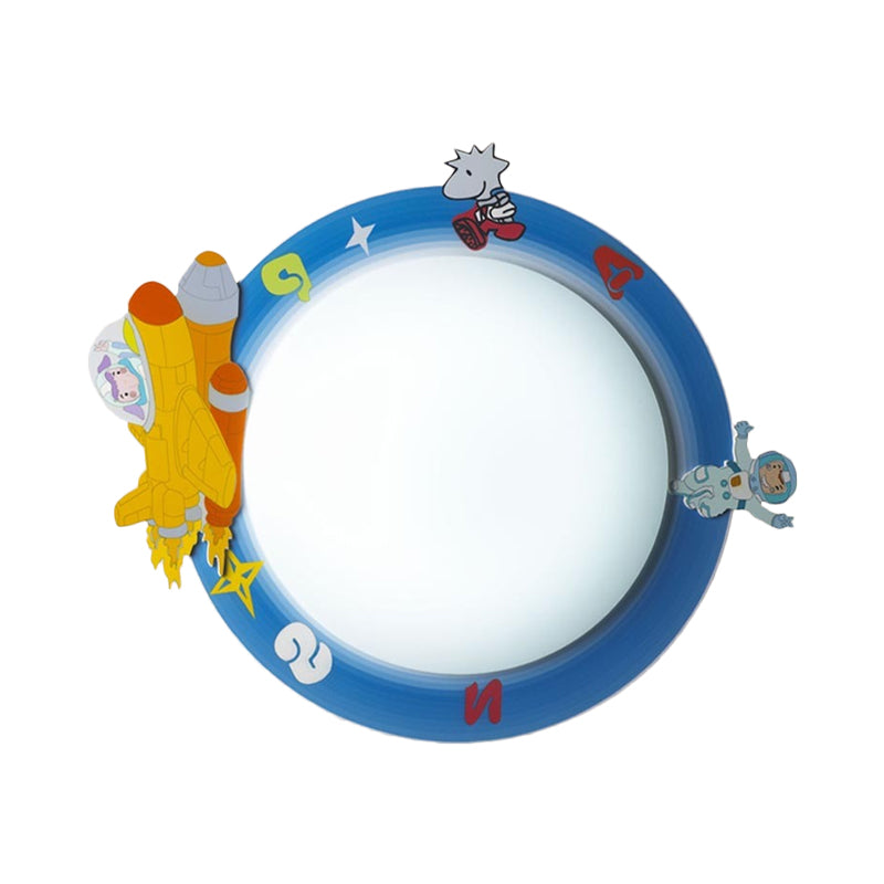Skørter | Slim Panel Nursing Room Wall Lamp Acrylic Modern Cartoon LED Wall Lamp Light