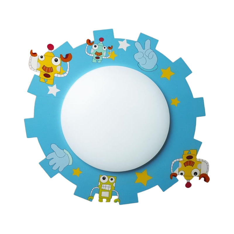 Skørter | Slim Panel Nursing Room Wall Lamp Acrylic Modern Cartoon LED Wall Lamp Light
