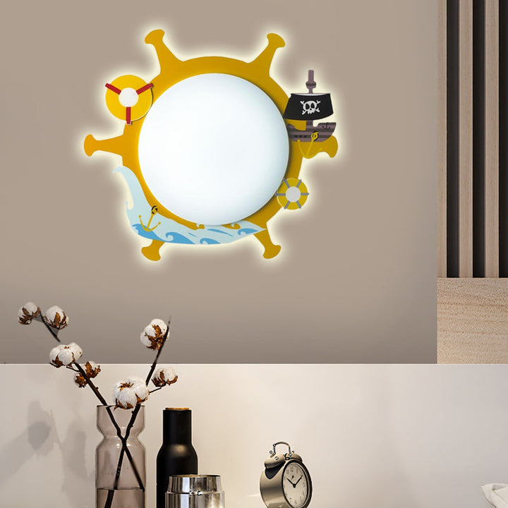 Skørter | Slim Panel Nursing Room Wall Lamp Acrylic Modern Cartoon LED Wall Lamp Light