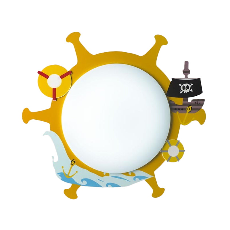 Skørter | Slim Panel Nursing Room Wall Lamp Acrylic Modern Cartoon LED Wall Lamp Light