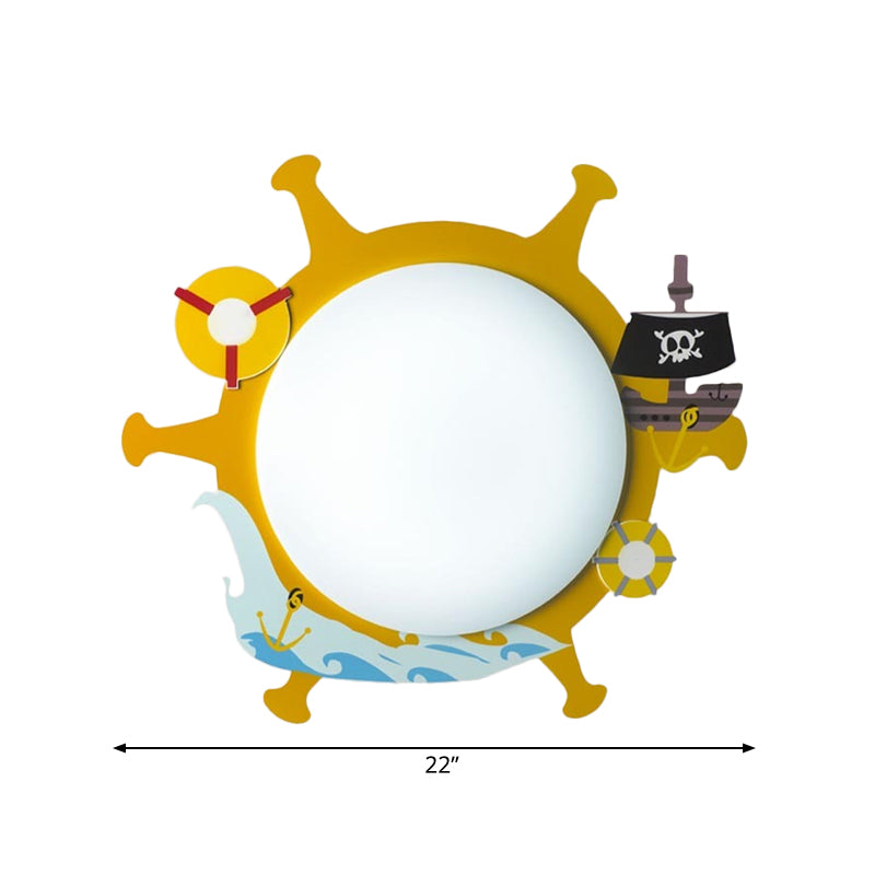 Skørter | Slim Panel Nursing Room Wall Lamp Acrylic Modern Cartoon LED Wall Lamp Light