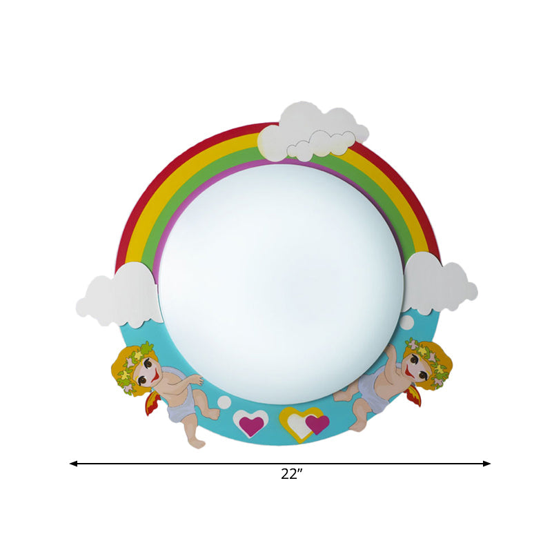 Skørter | Slim Panel Nursing Room Wall Lamp Acrylic Modern Cartoon LED Wall Lamp Light