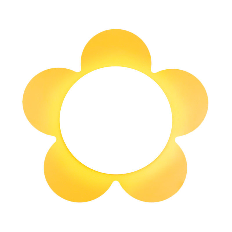 Skørter | Bright Colored Floral Wall Light Modern Stylish Acrylic LED Wall Lamp for Kindergarten